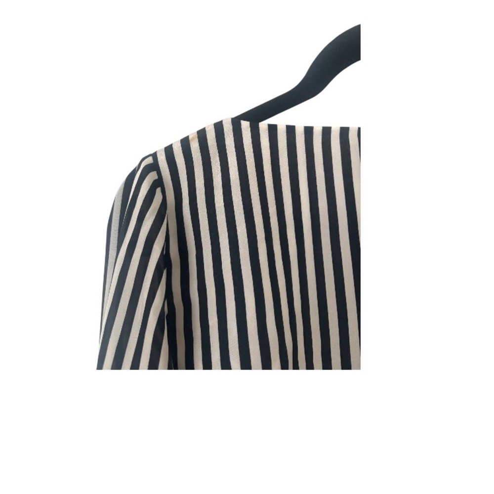 Alice + Olivia Striped Wrap Top - Picture 5 of 5